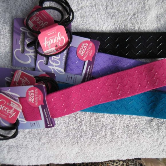 Goody Silicone Headwrap Wide Slide Proof Secure Hold Fit Hair Head Band Headband - Picture 2 of 16